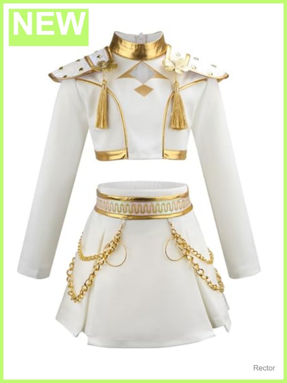 Girls White Halloween Dress Outfit